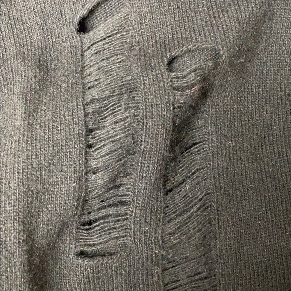 Pam&Gela Wool Cashmere Blend Hoodie Sweater New - Picture 5 of 7